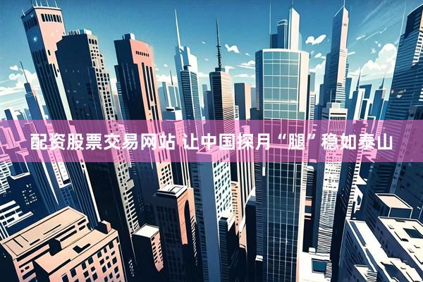 配资股票交易网站 让中国探月“腿”稳如泰山